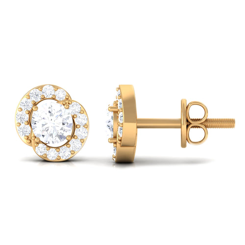 Certified Real Diamond Stud Earrings for Everyday