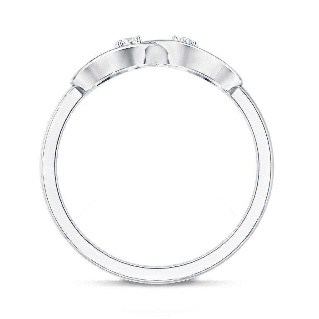Certified Real Diamond Infinity Promise Ring for Women