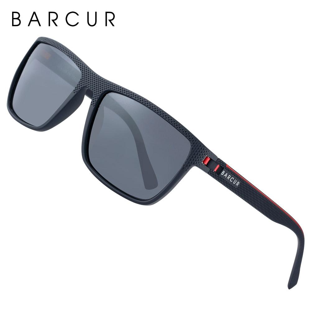 Sport Men Vintage BARCUR Sports Sunglasses for Men Polarized Fishing Travel TR90 Light Weight Sun Glasses Women Eyewear Accessory Stevvex Sunglasses